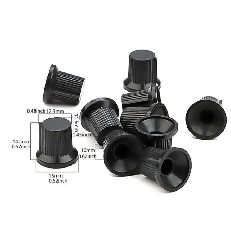 10Pcs Guitar Volumes Control Knob 6mm Shaft Hole Potentiometer Knobs Replacement Electric Guitar Effect Pedal Knobs