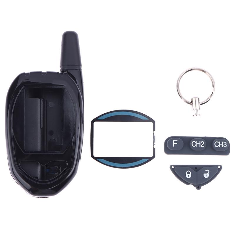 

Корпус-брелок для рации Sheriff Zx-1055 Zx1050 Zx925 Zx-1055 Zx-1050 Zx-925 с ЖК-дисплеем, чехол для ключа с пультом дистанционного управления чёрный