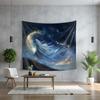 Dreamy Starry Sky Moon God Tapestry Space Goddess Living Room Background Cloth Room Decoration Home Decoration