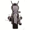 Waterproof Matte Silver Motorcycle Flame Sticker Kit For Fender Decorative Decal