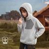 ASK JUNIOR Kids' Colorblock Hooded Pullover Sweatshirt