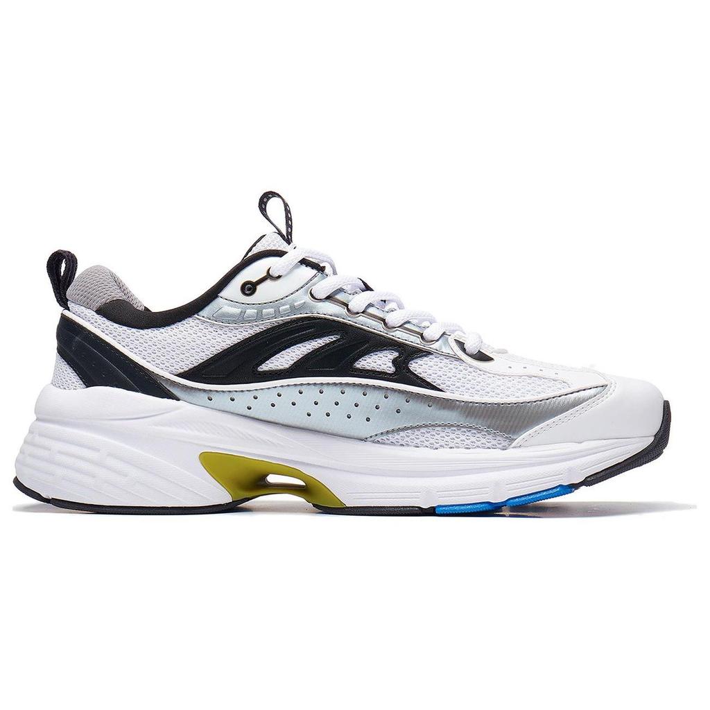 Li Ning Comet LITE Cushioning Slip Resistant Abrasion Resistant Support Low top Casual Shoes Men's Gray Red White AGCT235-2