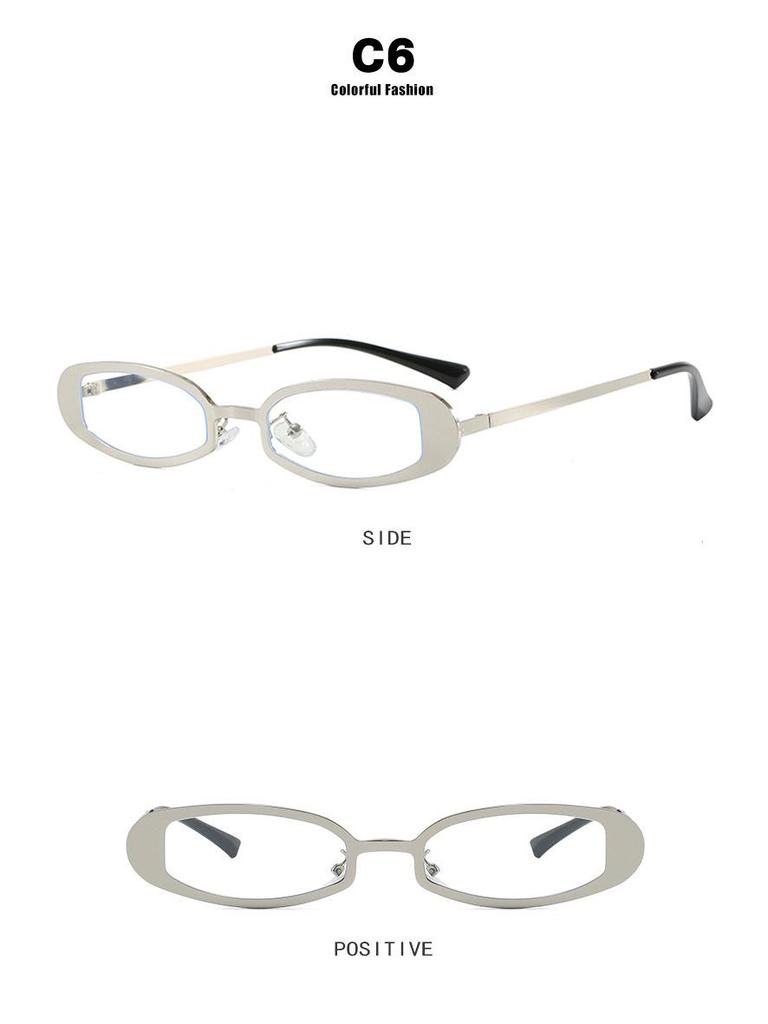 2026 Fashionable Oval Frame UV Protection Sunglasses for Women - European & American Style