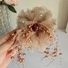 Bead Fringe Hairpin Lady Style Big Headgear New Hair Clip Shark 2024 Women Shower R5B7
