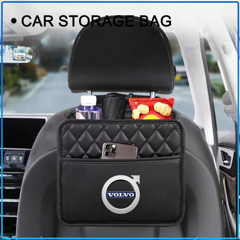 Car Seat Back tissue Box Auto Sunshade Armrest Box Paper Bag For Volvo XC90 XC60 XC70 XC40 V90 V60 V40 C70 C30 S80