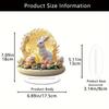 Acrylic Easter Bunny Decoration | Bohemian Style, Home and Bedroom Decor, Multipurpose Use, No Needed- Acrylic Desktop Ornament, Four Seasons