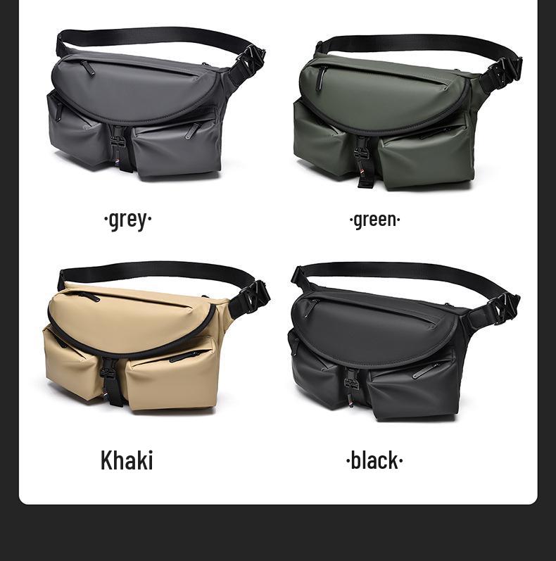 Herren Umhängetasche mit großer Kapazität für alle vier Jahreszeiten und mehreren Taschen für Outdoor-Reisen