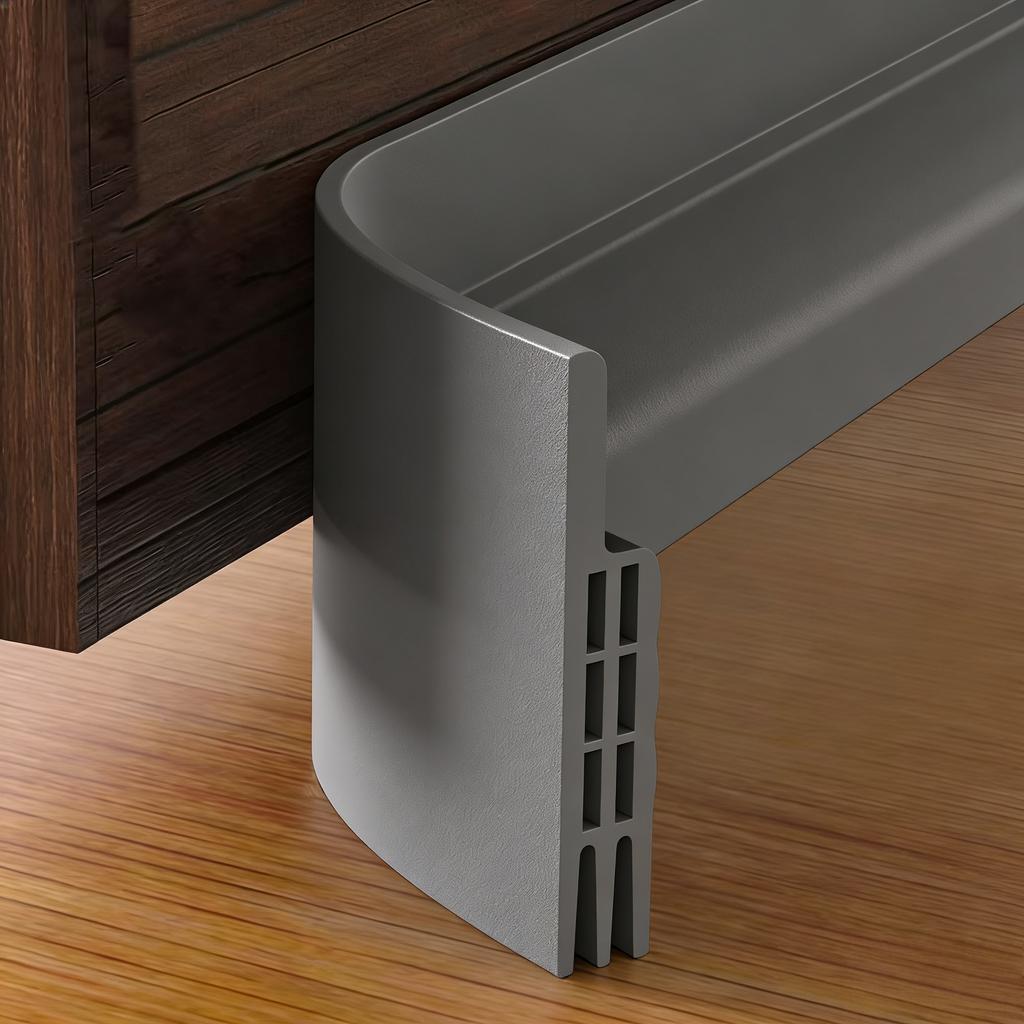 1PC 1M Noise Cold Door Draft Stopper Air Insulation Draft Guard Weather Stripping Garage Window Blocker for Exterior & Interior