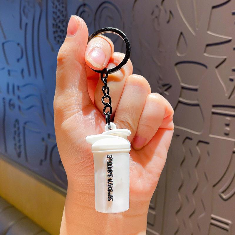 High-Grade Mini Fitness Equipment Keychain Charms & Ornaments