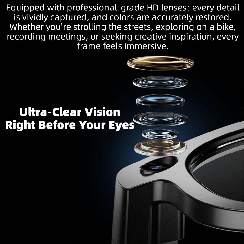 Wearable Tech Smart AI Glasses Real-time Translation Intelligent Eye Glasses Listening To Music