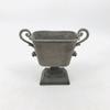 Vintage American Tall Flower Pot Cast Iron Wide Mouth Vase Living Room Decor Photo Prop