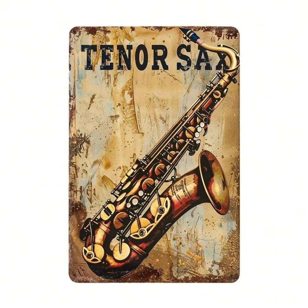 Retro Road Sign Metal Tin Poster 20x30 cm Funny Wall Art for Kids Playroom Decor
