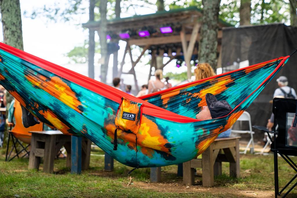 ENO Hammock Prints DoubleNest® (Tie Dye/Red)