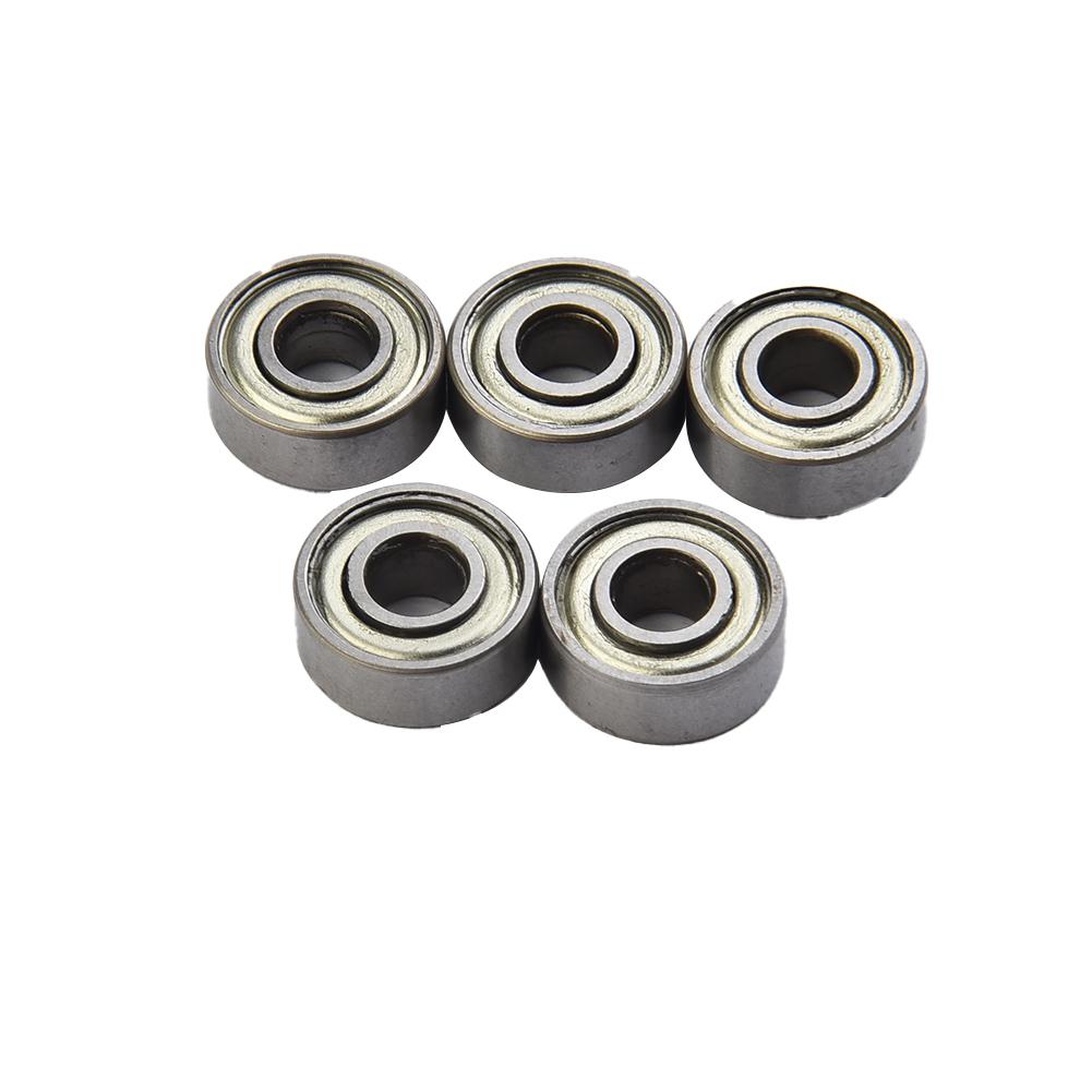 Router Bit Bearing Steel Top Shank for Milling and For Flush Trim Inner 4 76mm Outer 12 7mm Bearings and Hex Wrenches