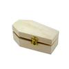 Wooden Coffin Halloween Decoration 11.5 X 6.5 X 4.3 Cm