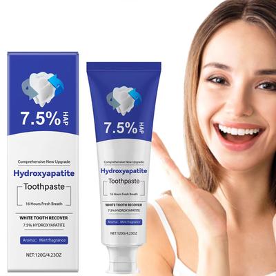 Hydroxyapatit Zahnpasta Zahnaufhellung Reduziert Plaque Karieshemmend Schützt Zähne Dentalbleaching Frischer Atem Zahnfleischreparatur Zahnpasta