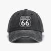 Route 66 Sign Baseball Cap Vintage Snapback Cowboy Caps Merch Casual Distressed Washed Route66 Merch Hat Golf Adjustable Caps