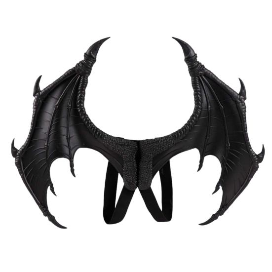 Cosplay Dragon Wings Halloween Decoration with Elastic Straps Easy-to-Wear Dragon Costume Wings Party Supplies