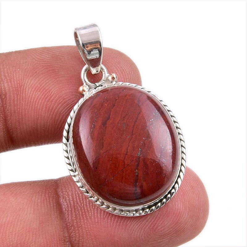 

Natural Iron Tiger s Eye Gemstone Handmade 925 Solid Silver Pendant 1.50 d9Q43
