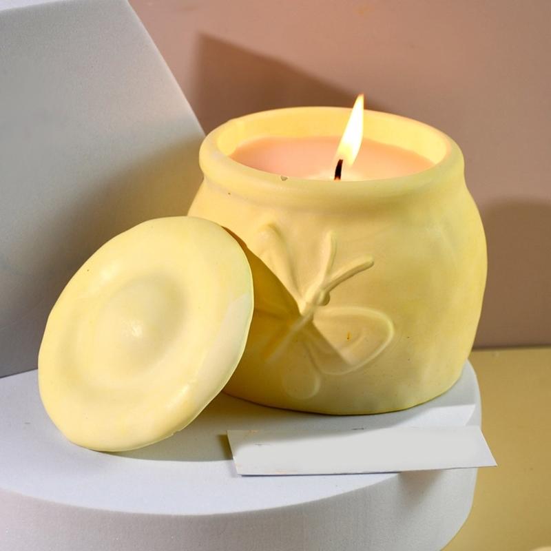 Multi Purpose Silicone Container Mold Unique Silicone Butterfly Storage Jar Mold for DIY Enthusiasts and Art Classes