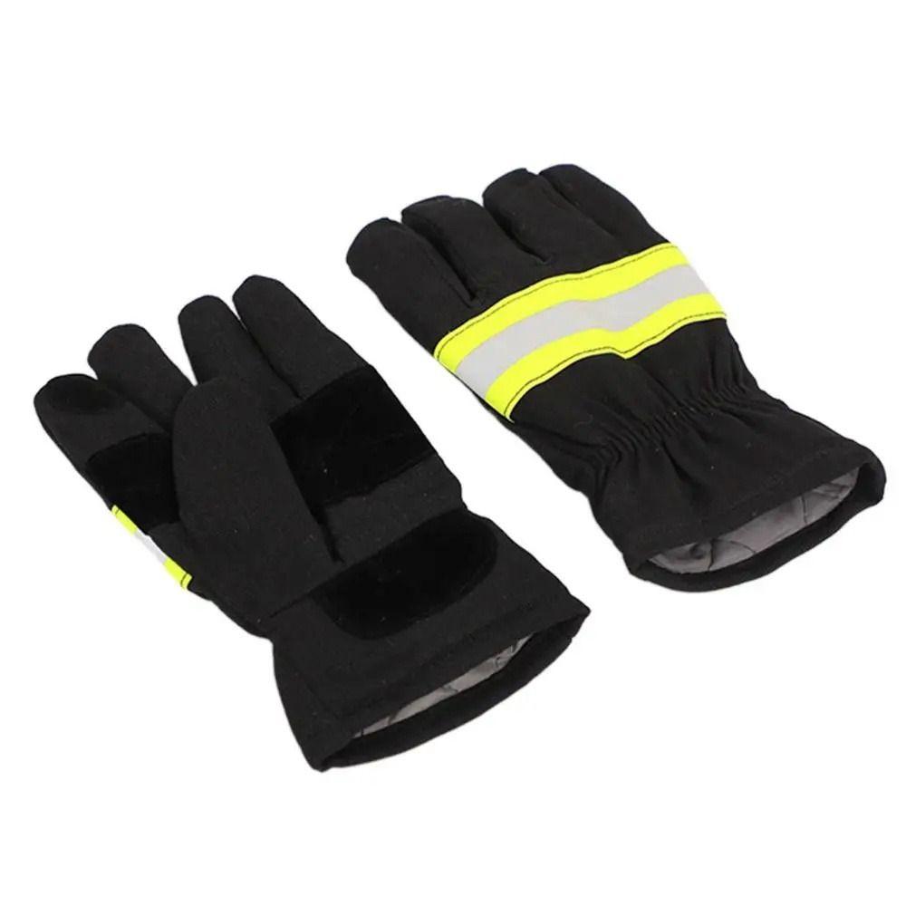 Fire Proof Welding Heat Proof Gloves Flame-retardant Anti-fire Gloves Fireman Gloves Welding
