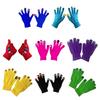 Faux Diamond Knitted Gloves Women Cotton Thickened Winter Gloves Windproof Riding Outdoor Mittens Fashion Accessories