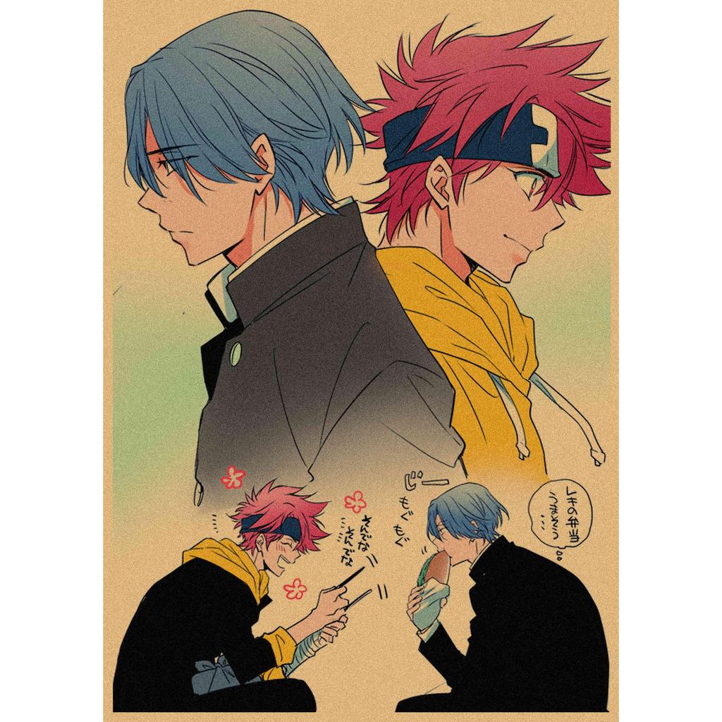 Retro Japanese Sports Anime Skateboard Poster - Infinite Mural Decoration