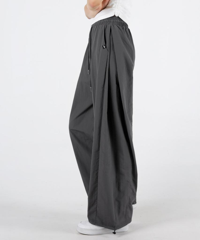 UMM Women'S Long/Short Selection Side Pintuck Wide Pants 3 Colors