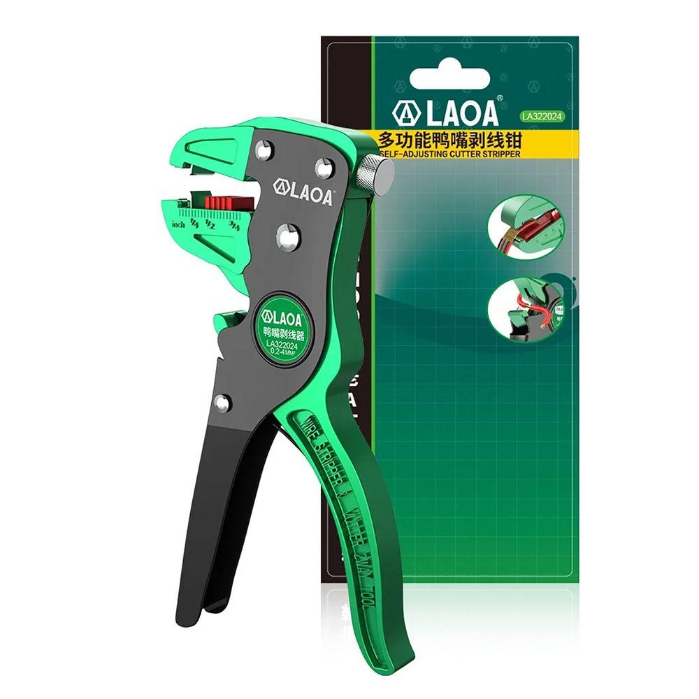 1Pcs LA322024 Electrician Pliers Flat Wire Duckbill Stripping Tool New Cable Cutting Nippers