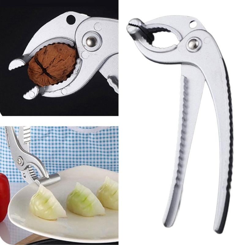 Ergonomic Handle Heat Resistant Tongs Clamp Aluminum Hot Plates Gripper Bowl Holder Clip Multipurpose Nut Cracker Tool