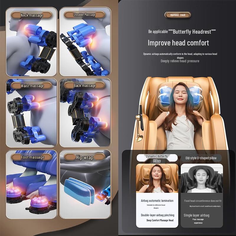 Infily Y-7 Electric Space Capsule Massage Chair CN Plug (adapter Included)