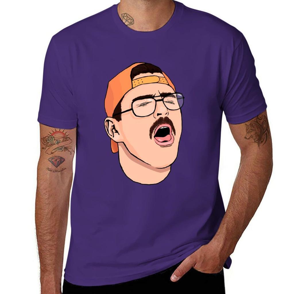 Julien Coughing TShirt Blanks Quickdrying T Shirts Men