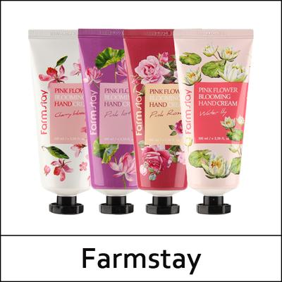 (a5) Różowy Kwiat Kwitnący Krem do Rąk 100ml / #Różowy Lotos