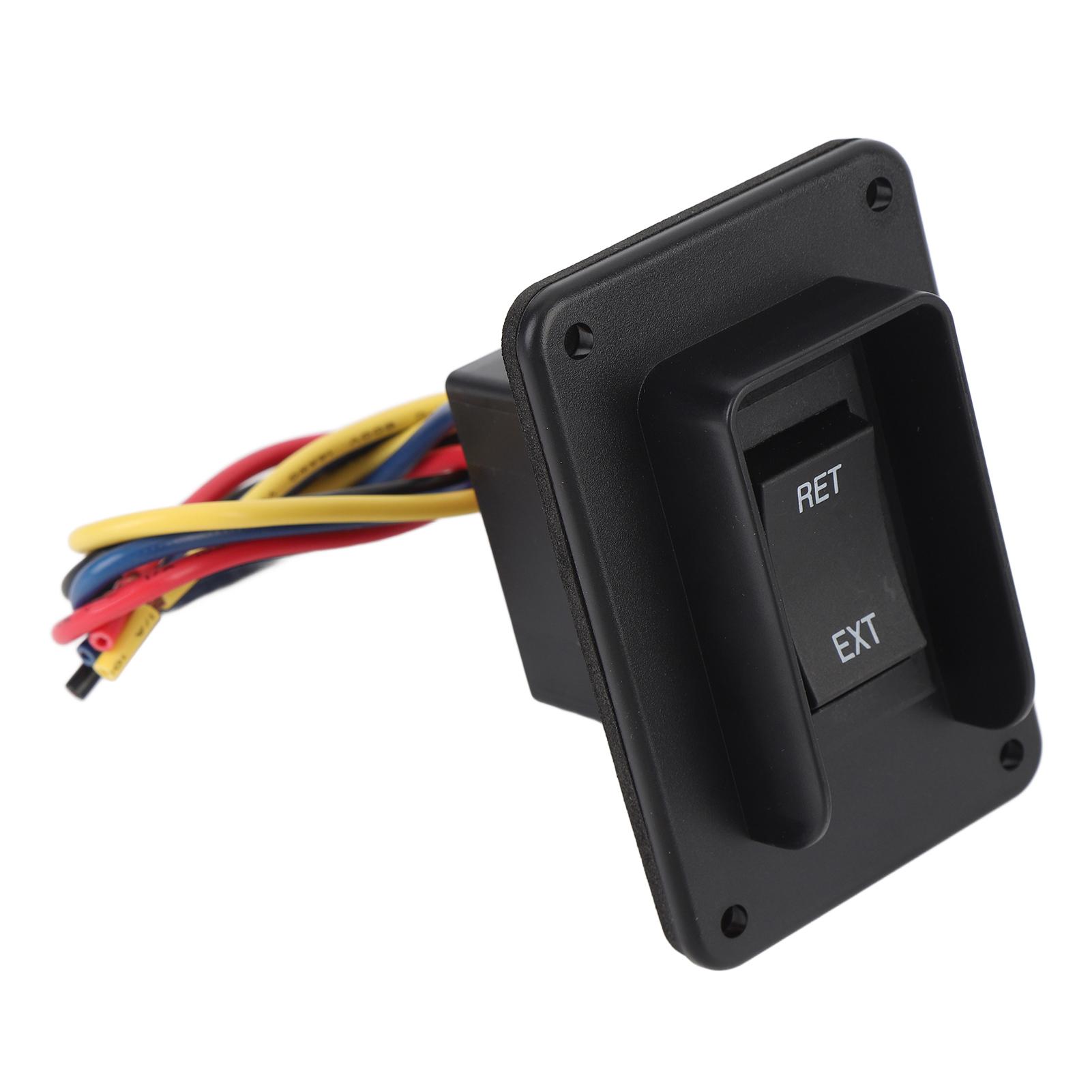Переключатель выдвижения/втягивания для автодома DC12V 24V, кабель 24 см, повышенная безопасность, водонепроницаемость IP68, стабилизатор напряжения, переключатель для автодома