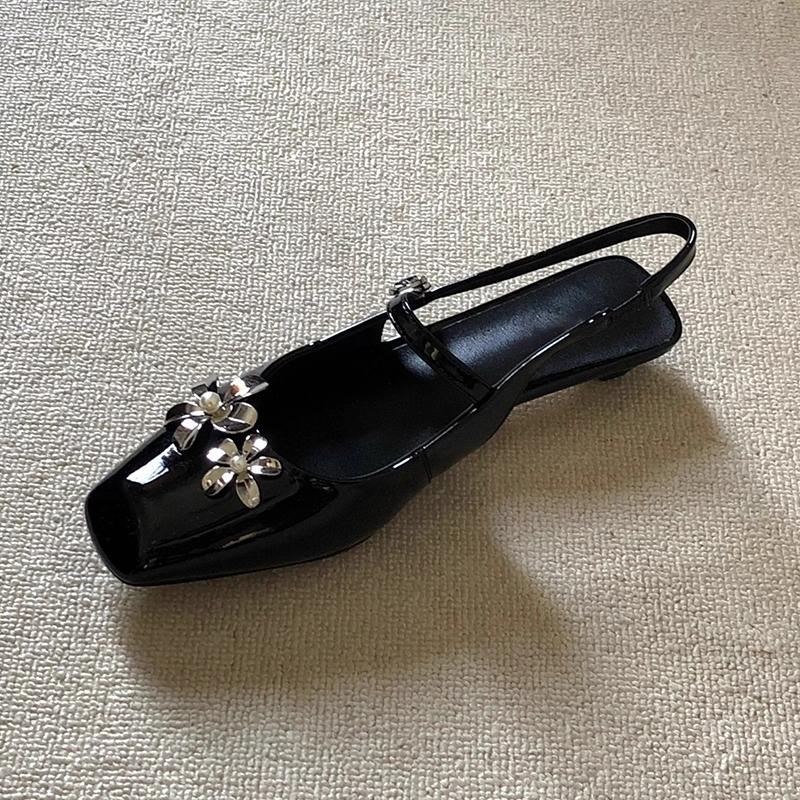 Módní květinové dámské sandály Módní boty na podpatku Elegantní šaty Dámské pantofle 2025 Nové designové nazouváky Sexy luxusní Zapatillas De Mujer