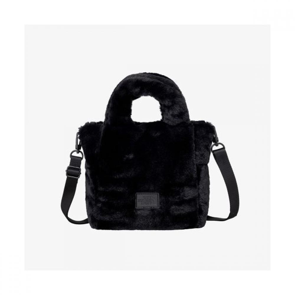 

North Face Store Genuine North Face The North Face Nn2pq59n White Label Plumpy Tote Bag Mini 1795743 REAL BLACK/ONE