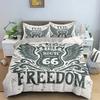 Number 66 Print Bedding Set Duvet Cover Sheet Printed Bed Set Pillowcase Bed Full Queen King Size Comforter Bedroom