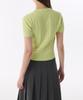 MUSINSA STANDARD WOMAN Women'S Cable Crew Neck Short Sleeve Knit [Melon]
