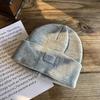 1Set Winter Warm Hat Scarf Set For Men Women Outdoor Thickened Cycling Hats Scarf Fashion Windproof Cold-proof Scarf Cap