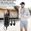 FM Radio Rechargeable Pocket Transistor Radio with LCD Digital Tuning & Backlight Stereo Sound Belt Clip for Jogging Walking