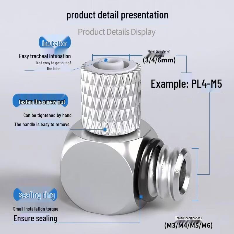 Pneumatic Quick-Twist Straight Connector
