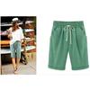 Plus Größe 8XL Sommer Mode Frauen Casual Knöchel Hosen Übergröße Großzügige Lose Soild Farbe Kordelzug Shorts für Damen