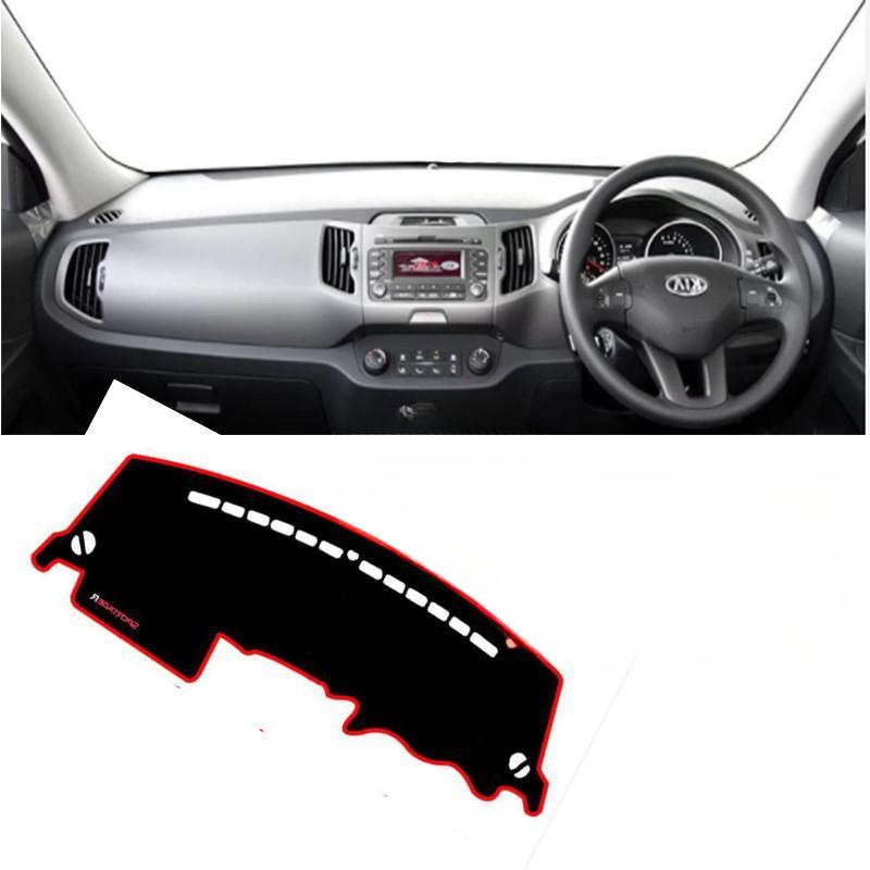 

Для Kia Sportage 3 Накладка на приборную панель автомобиля Защита от света Платформа приборов Накладка на стол Коврики Ковры Отделка Lhd 2011-2017 Автоаксессуары Polyester&Four Seasons