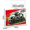 WW2 Military Cartoon Tank Monster Germany Karl Gerat Railway Gun P1000 Soviet KV 44 Model Building Blocks Bricks Toys Kids Gifts