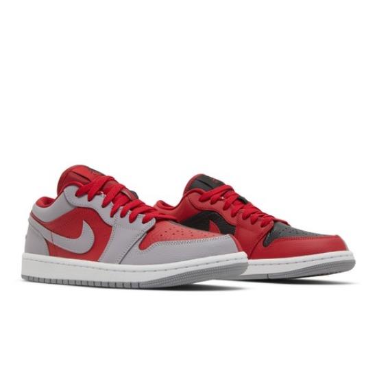 

Women s Air Jordan 1 Low SE Split Gym Red Cement Grey DR0502-600 EU 37.5 червоний/чорний