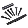 Combo Set Guitar Bridge Pins Plastic Material Guitar Replacement Parts Kit For Acoustic Guitar