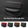 Car Seats Gap Storage Bag Turn Fur Leather Auto Console Side Car Seat Crevice Storage Box Slit Gap Filler Interior Accessories