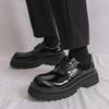 Mocasines de Cuero Elevadores de Altura para Hombre Talla Grande: Zapatos Formales-Casual Modernos y Versátiles