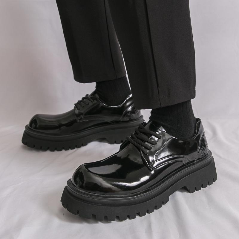 Mocasines de Cuero Elevadores de Altura para Hombre Talla Grande: Zapatos Formales-Casual Modernos y Versátiles