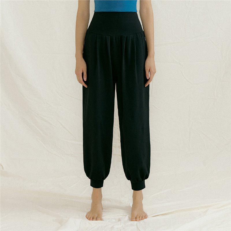 

Брюки для йоги прямого кроя с манжетами Осень/Зима 2024 - Контроль живота, Повседневная посадка, Подчеркивающий фигуру силуэт, Идеальны для фитнеса и бега. Small